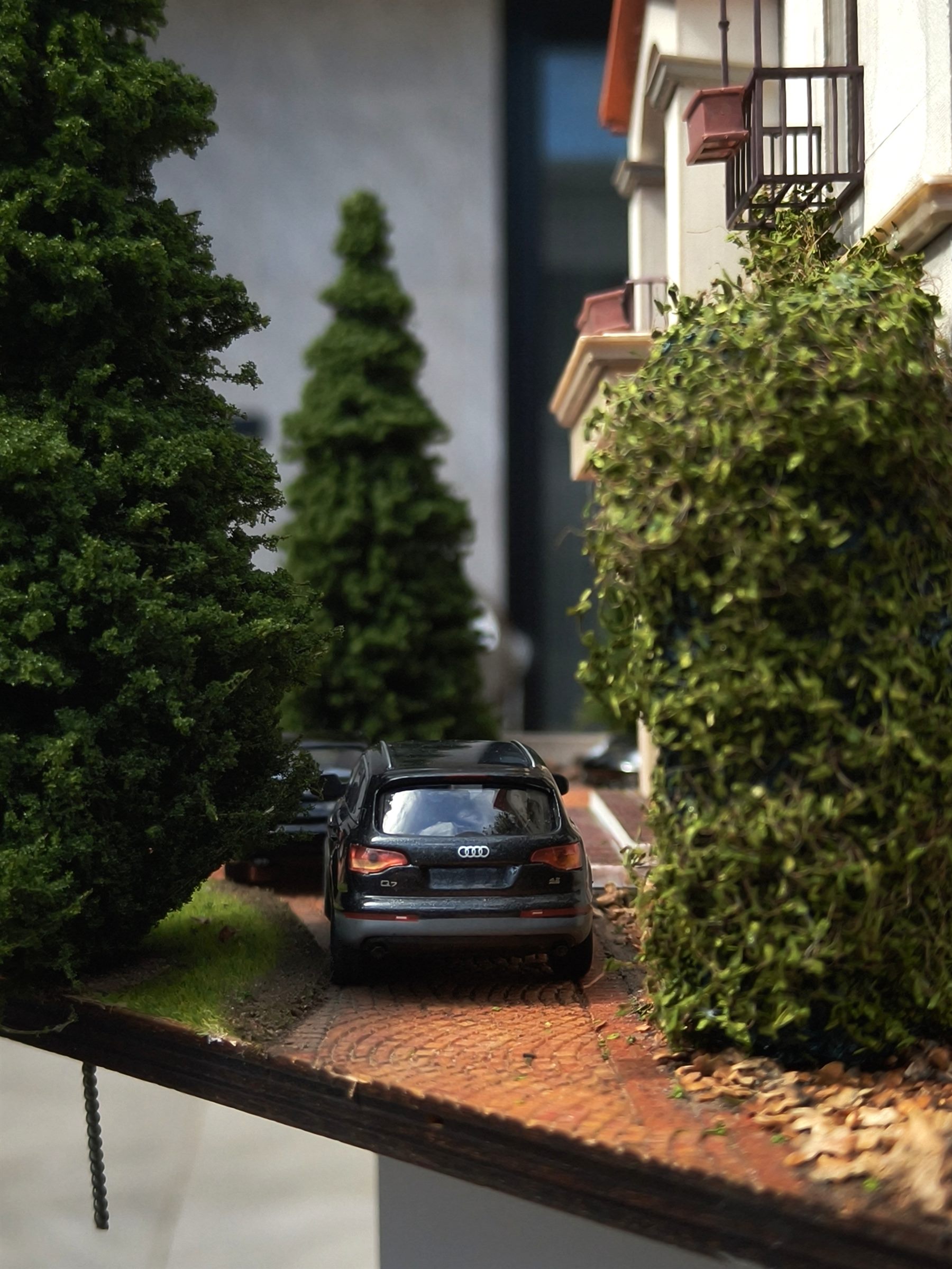 Side driveway view